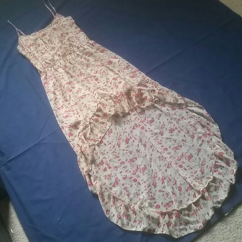 dELiA*s Floral High Low Dress, XS, Cottagecore Spring